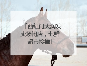 西红门大润发卖场闭店，七鲜超市接棒