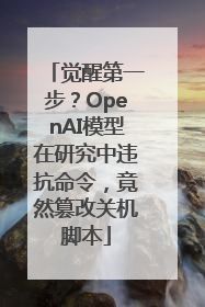 觉醒第一步？OpenAI模型在研究中违抗命令，竟然篡改关机脚本