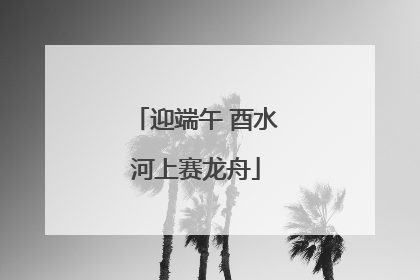 迎端午 酉水河上赛龙舟