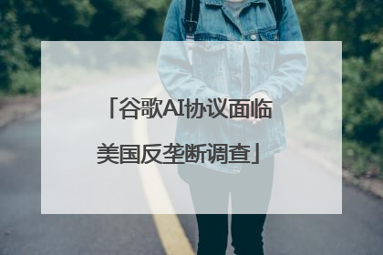谷歌AI协议面临美国反垄断调查