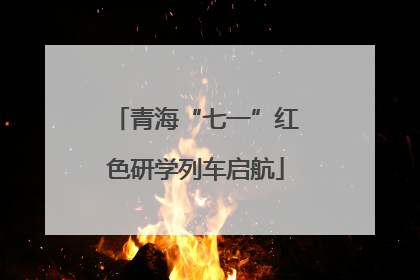 青海“七一”红色研学列车启航