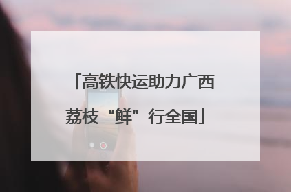 高铁快运助力广西荔枝“鲜”行全国
