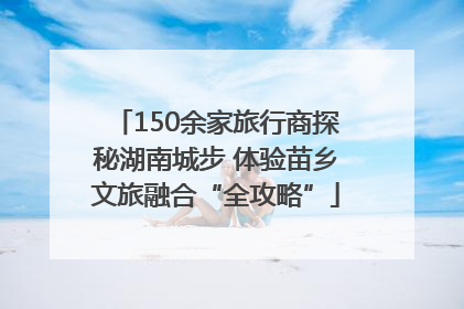 150余家旅行商探秘湖南城步 体验苗乡文旅融合“全攻略”
