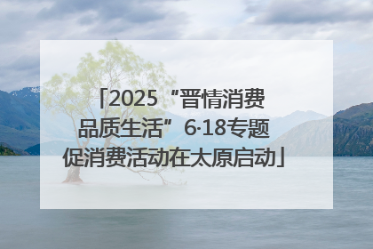 2025“晋情消费 品质生活”6·18专题促消费活动在太原启动
