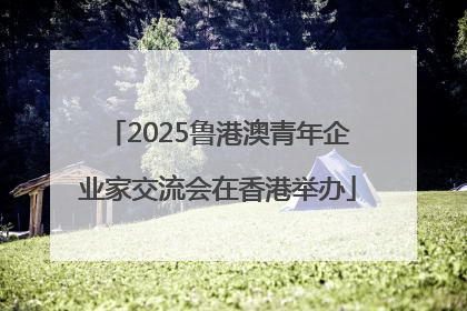 2025鲁港澳青年企业家交流会在香港举办
