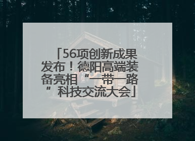 56项创新成果发布！德阳高端装备亮相“一带一路”科技交流大会