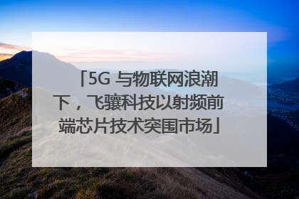 5G 与物联网浪潮下，飞骧科技以射频前端芯片技术突围市场